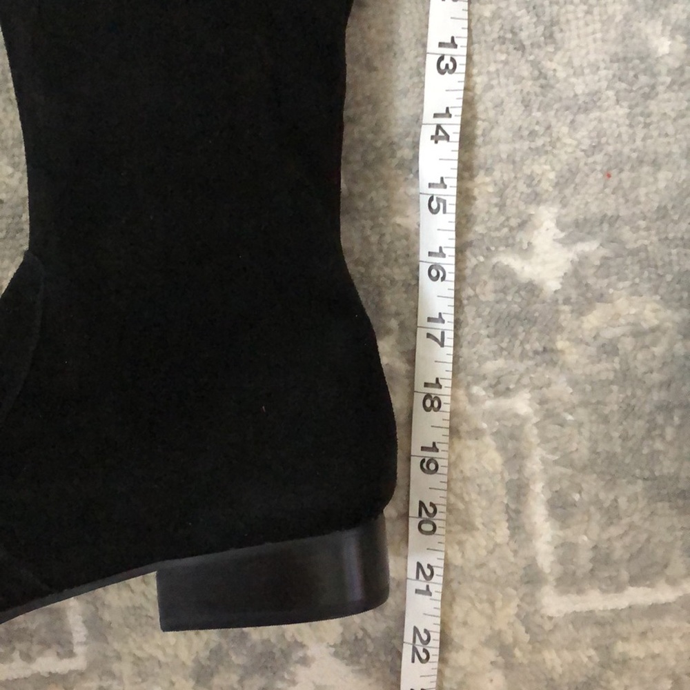 New ISAAC MIZRAHI Genuine Suede Moyen Yolanda Square Toe Over the knee boots - Picture 11 of 14